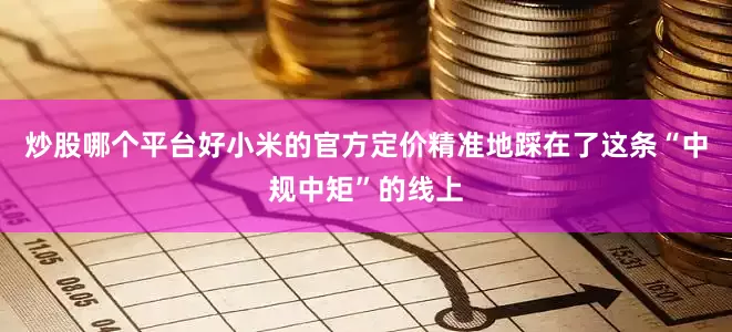 炒股哪个平台好小米的官方定价精准地踩在了这条“中规中矩”的线上