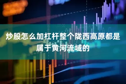 炒股怎么加杠杆整个陇西高原都是属于黄河流域的
