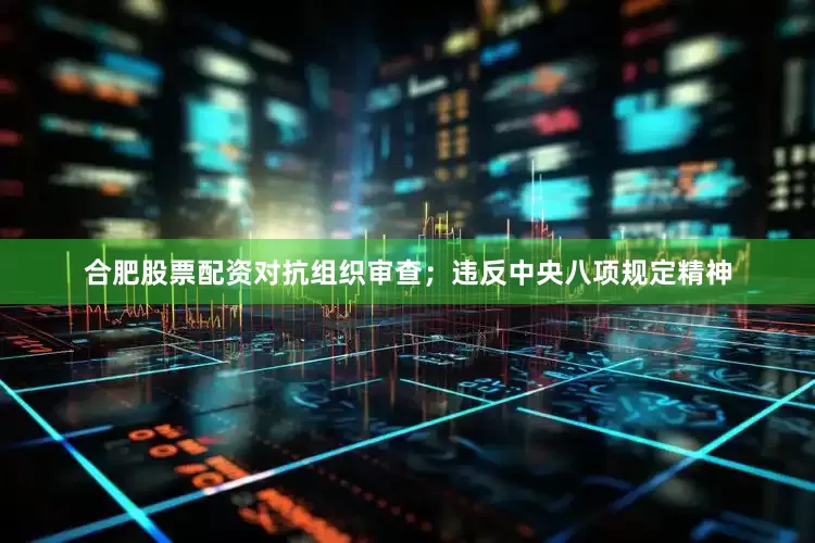 合肥股票配资对抗组织审查；违反中央八项规定精神