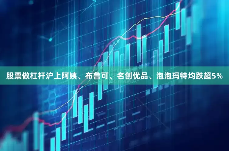 股票做杠杆沪上阿姨、布鲁可、名创优品、泡泡玛特均跌超5%